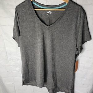 MTA SPORT SHORT SLEEVE SHIRT FAST DRI GREY SIZE 2X